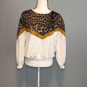 ✨ leopard print sweatshirt